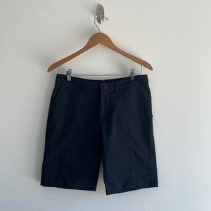 Patagonia bermuda shorts, Black, W's size 6.